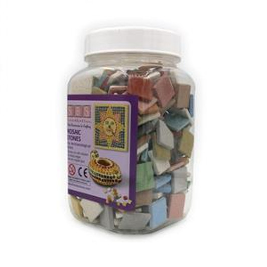 Large Israeli Mosaic Stones Colorful