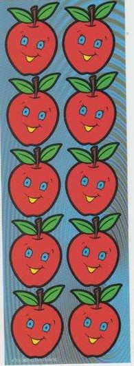 Large Apples Incentive Stickers - 1 Sheet Large Apples Incentive Stickers - 1 Sheet