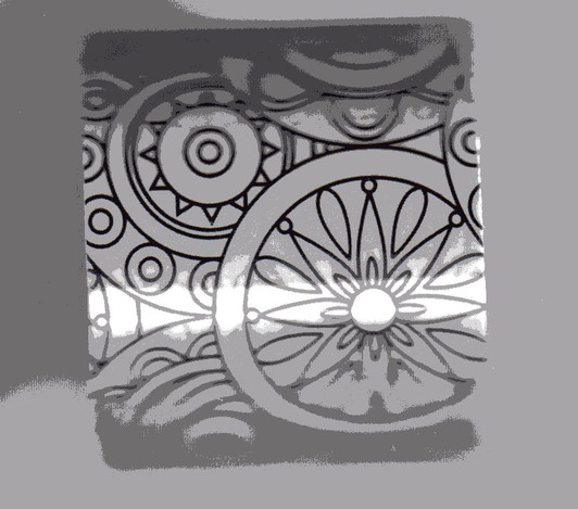 Coloring Duct Tape - Geometric