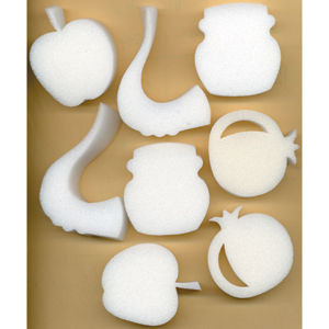 Rosh HaShanah Synthetic Sponge Coloring Set