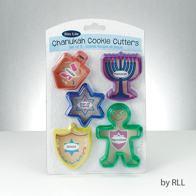 Chanukah Plastic Cookie Cutter Set