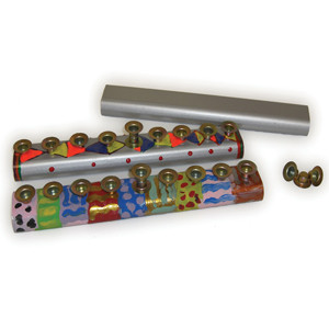 Metal Hanukkah (Chanukah) Menorahs for Decoration Hanukkah arts and craft project, all parts are non-flammable