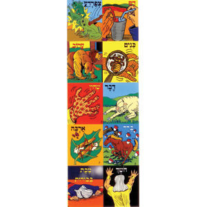 The 10 Plagues Stickers for Passover