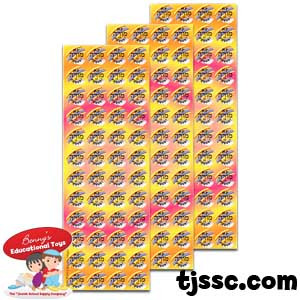 My Morah is Proud of me Colorful Sticker Dots