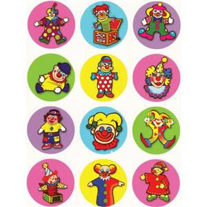 Clown Stickers