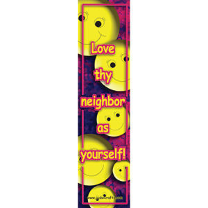 Love Thy Neighbor English Bookmark Card Stock