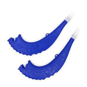 Plastic Toy Shofar in blue and white only