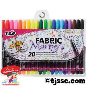 Multi 20 Pack Fabric Markers