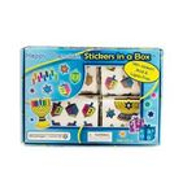 Hanukkah (Chanukah) Prismatic Stickers in a box