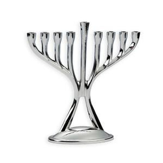 Mini Aluminum Menorah