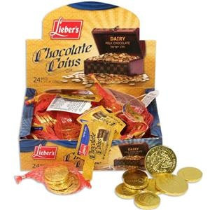 Chanukah Chocolate Gelt Coins - Cholov Yisroel