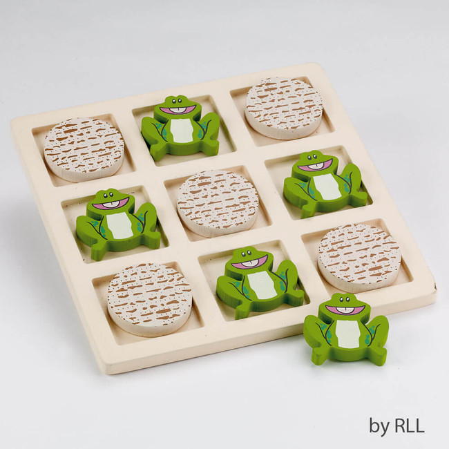 Passover Tic Tac Toad Wood Game