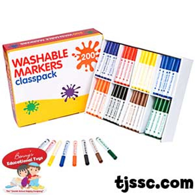 Washable Marker 8-Color Classpack 200 pcs