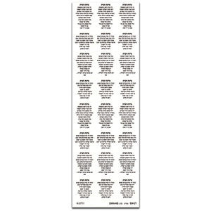Clear Bircat Habayit Stickers