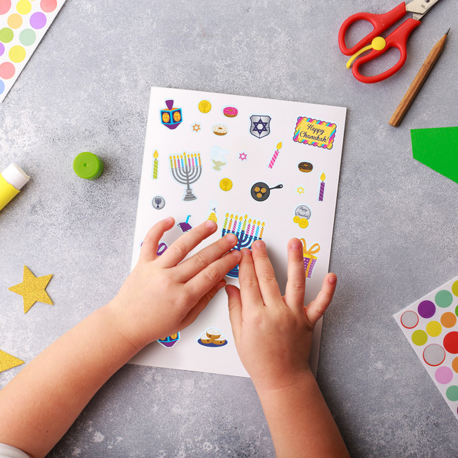 Chanukah Sticker Fun