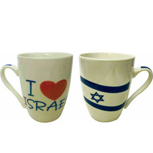 "I love Israel" Mug in modern look & design