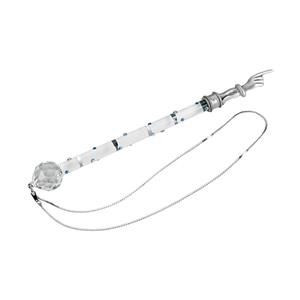 Pewter and Blue Crystal Yad with Stones - 7.25"