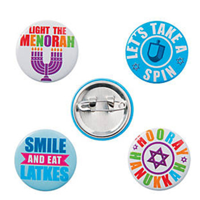 Hanukkah Mini Buttons