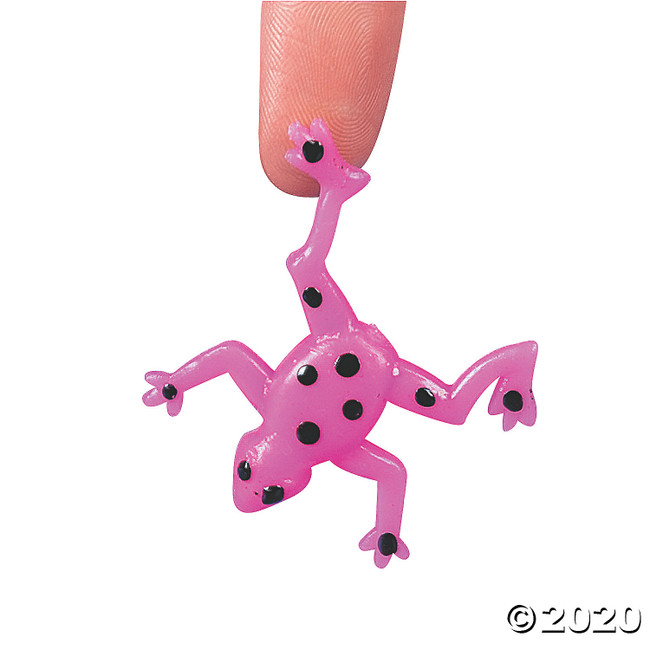 Vinyl Sticky Stretchy Frogs