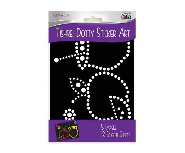 Tishrei Dotty Sticker Art