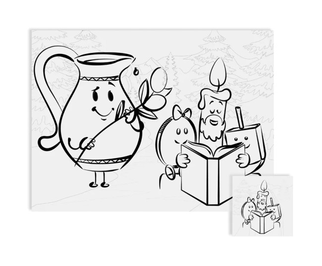 Decorate your own Placemat (6) & Coasters (6)