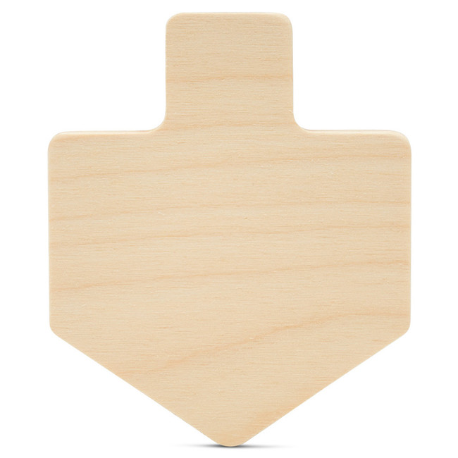 Chunky Wooden Dreidel Cutout