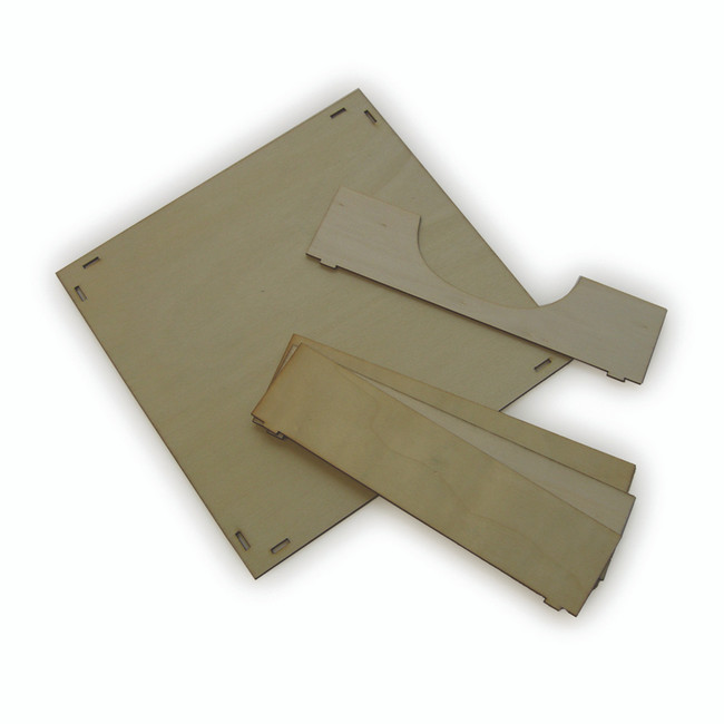 Wooden Matzah Tray for Decorating