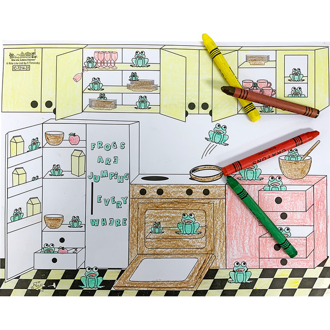 Passover Coloring Placemat Kit