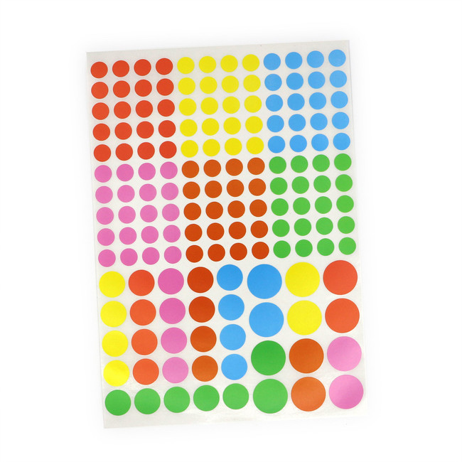 Large Purim Sticker Dot Activity Craft Sheets (10)