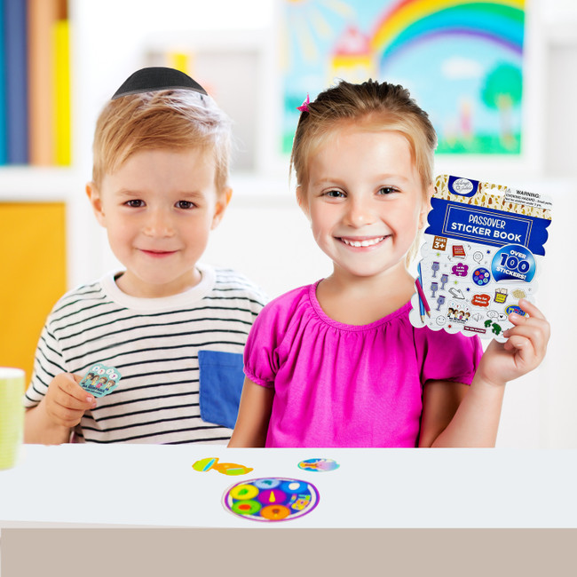 Passover Sticker Book, 100+ stickers, 4 Pages