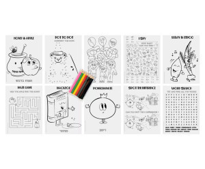 Jewish New Year Coloring Set