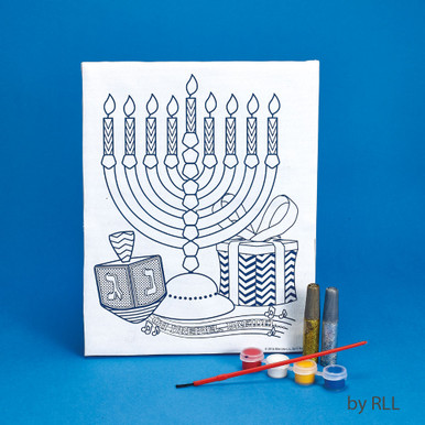 Chanukah Canvas Painting Kit by Cazenove