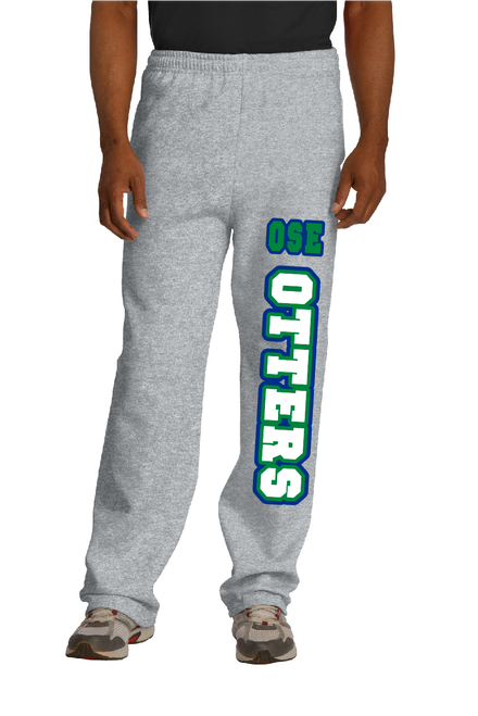OSE - 974MP - Jerzees YOUTH & Adult NuBlend® Open-Bottom Fleece Sweatpants 