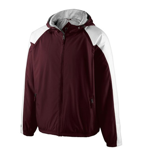 MAROON/WHITE
