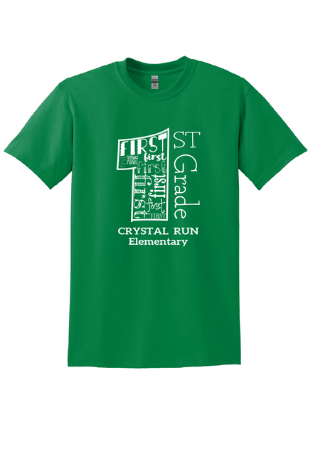 1st Grade t-shirt  Green only