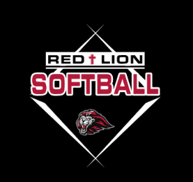 RED LION SOFTBALL Car Decal