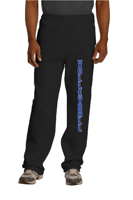 RMSVB -974MP-Jerzees Adult NuBlend® Open-Bottom Fleece Sweatpants 