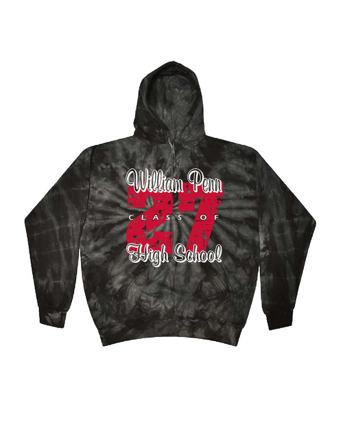 WPHS Student Council & Alumni - CD877 - Tie-Dye Adult Hoodie