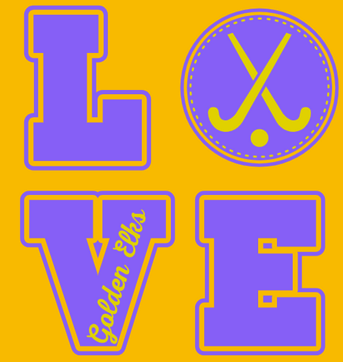 EHS Field Hockey - Design #1 LOVE - Unisex Apparel