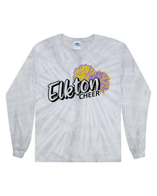 EHS Cheer - CD200 - Tie-Dye Adult 100% Cotton Long-Sleeve T-Shirt