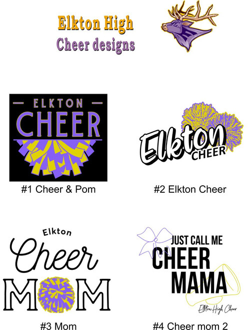 EHS Cheer - CD8100 - Tie-Dye Adult 100% Cotton Crew Neck Sweatshirt