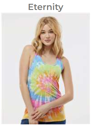 EHS Golf - 3400 - Women's Tie-Dyed Racerback Tank Top