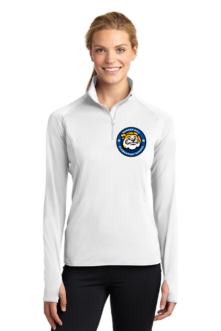 Bunker Hill Elem - LST850 - Sport-Tek® Ladies Sport-Wick® Stretch 1/4-Zip Pullover