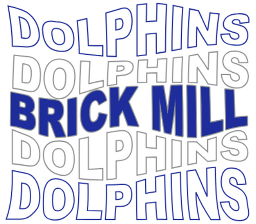 Brick Mill Elem - Design #4 Wavy Text - Unisex Apparel