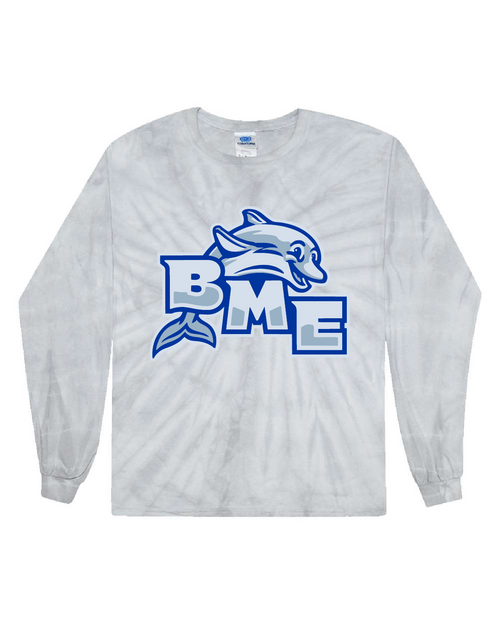 Brick Mill Elem - CD200 - Tie-Dye Adult 100% Cotton Long-Sleeve T-Shirt