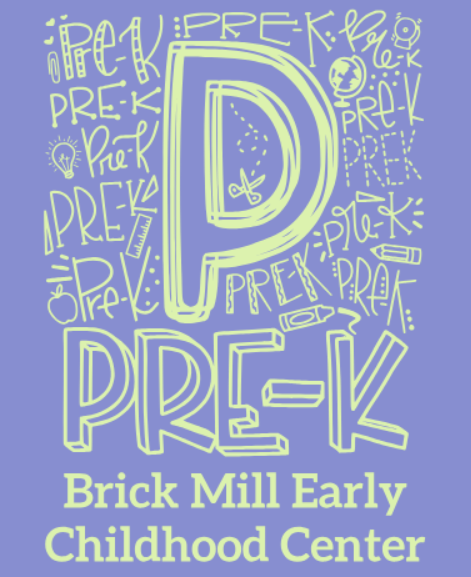 BMECC - Pre-K DESIGN APPAREL - on LIGHT BLUE -  with teacher's name OR graduation year added to the back