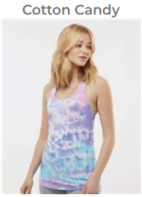 WPHS Business College Academy - 3400 - Women's Tie-Dyed Racerback Tank Top