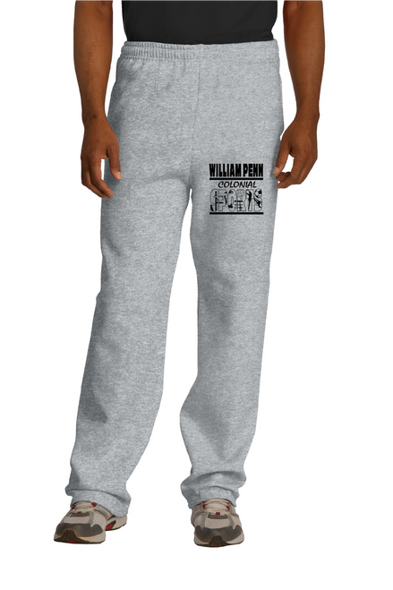 WPHS Athletics - 974MP - Jerzees Adult NuBlend® Open-Bottom Fleece Sweatpants 