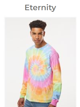 WPHS Content Area - CD200 - Tie-Dye Adult 100% Cotton Long-Sleeve T-Shirt