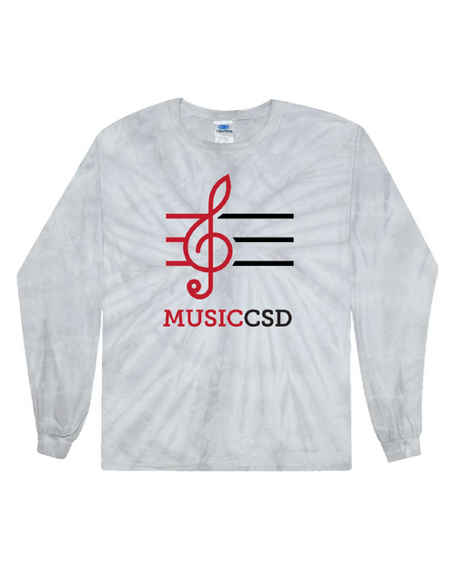 WPHS Content Area - CD200 - Tie-Dye Adult 100% Cotton Long-Sleeve T-Shirt